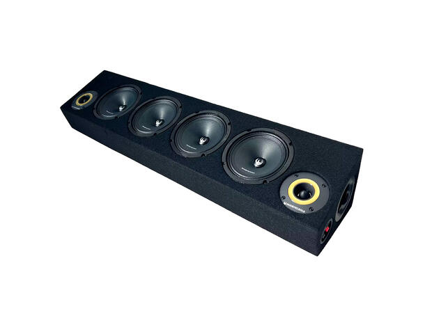 Phoenix Gold ZP65BOX Lydplanke SPL kasse med høyttalere og horn 