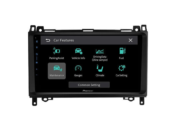 Pioneer Perfect Fit spiller til Mercedes MB A/B/V-klasse (2005-2014) 