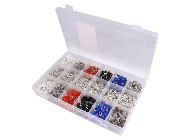 Sett med endehylser 8190 stk endehylser, 0,5-4mm² 