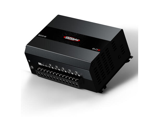 SounDigital SD800.5 EVO6 2 ohm 4x100W+400W, 4Ohm, 5-kanaler 