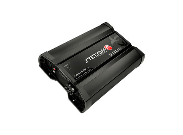 Stetsom Vulcan 5000 4 Ohm monoforsterker 5000W RMS, 4 Ohm, SPL, Kl.D, Fulltone 