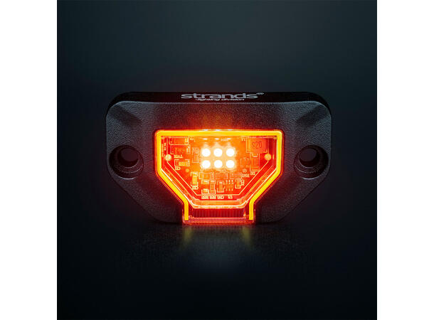 Strands Unity Rock Light Rød, 10-32V, 200 Lumen 