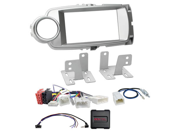 2-DIN monteringssett - komplett Toyota Yaris (2012-2014) 