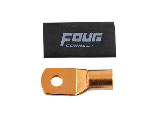 4 CONNECT Stage 3 OFC ringterminal 50mm For 50mm2 kabel, M8, 20stk 