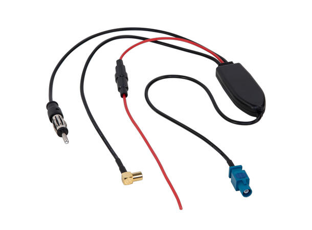 ACV Antennesplitter m/forsterker Universal. Fakra -> DIN/SMB 