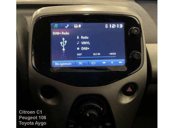 Dension DBU3DAB DAB+ adapter DAB via USB/iPod-tilkobling (DLS/Logo) 