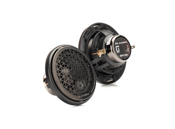 Gladen Sigma SM 50 Black Chrome fulltone 2", 80W RMS, 4 Ohm, Sigma-serien 