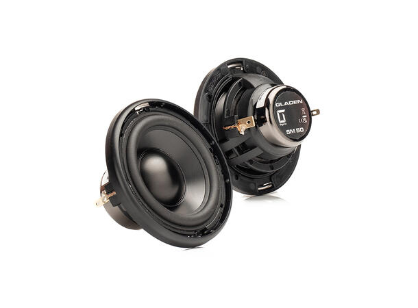 Gladen Sigma SM 50 Black Chrome fulltone 2", 80W RMS, 4 Ohm, Sigma-serien 