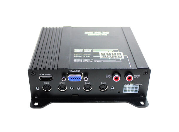 Kamerasplitter/kontrollboks 4-kanals For MXN / System A / TVI 