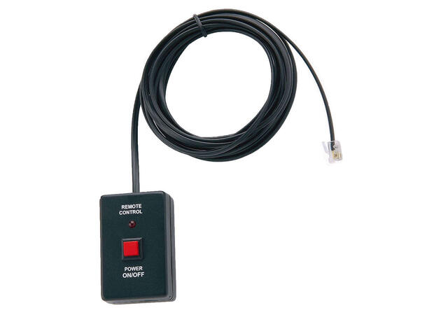 LinkChamp bryterpanel for inverter Av/På, 6m kabel, status lampe 