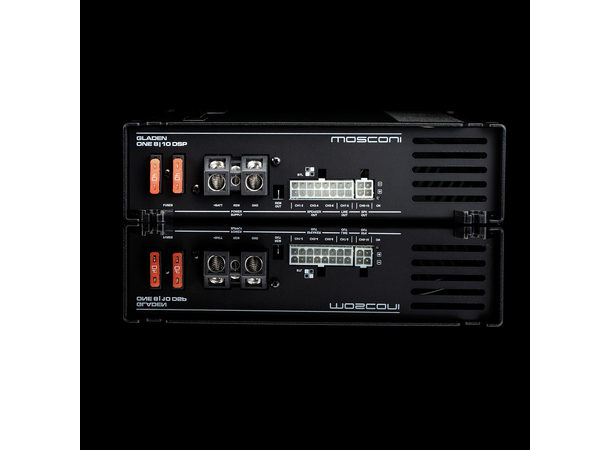 MOSCONI ONE 8|10 DSP, 24 Volt 8-kanals forsterker, 10-kanals DSP, 24V 