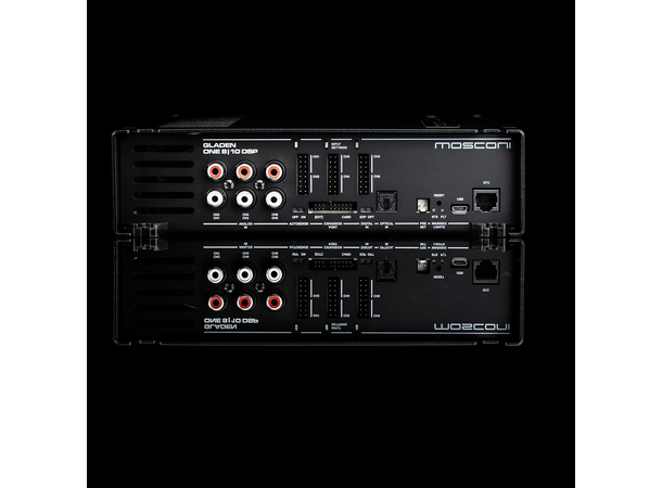 MOSCONI ONE 8|10 DSP, 24 Volt 8-kanals forsterker, 10-kanals DSP, 24V 