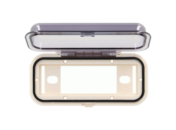 Metra Deksel til marinebruk Sprutsikkert til marine hovedenhet, hvit 