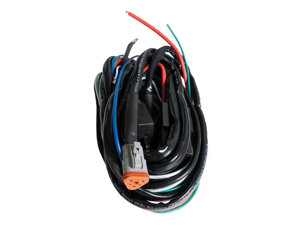 OZZ Kabelsett for 1 lampe 1x DT-3, 12V, 80A Relé, 60A sikring 