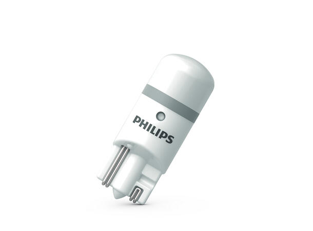 Philips W5W Ultinon Pro6000 LED LED, W5W, Godkjent LED pære, 2stk 