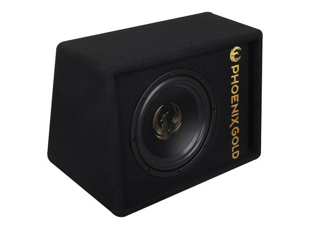 Phoenix Gold Z10AB aktiv subwoofer 10" Aktiv subwoofer, bassremote 