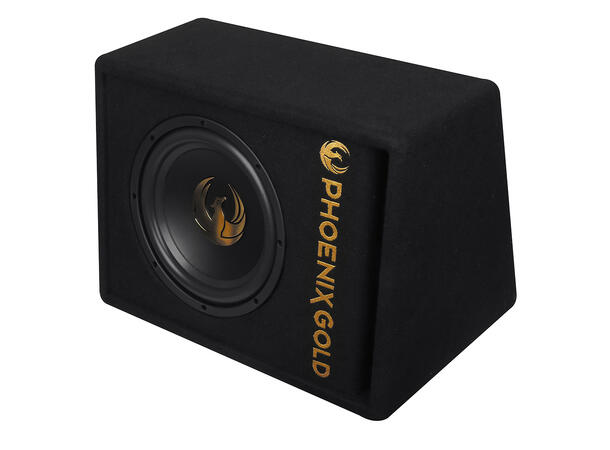 Phoenix Gold Z10AB aktiv subwoofer 10" Aktiv subwoofer, bassremote 