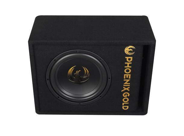 Phoenix Gold Z10AB aktiv subwoofer 10" Aktiv subwoofer, bassremote 