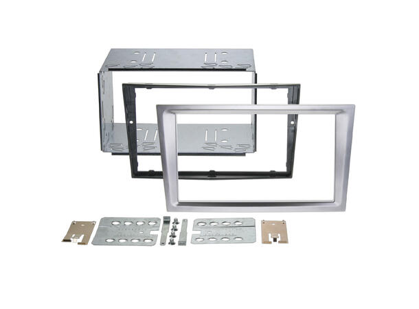 ACV 2-DIN monteringsramme - Aluminium Opel (2000-2010) 