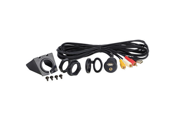 ACV USB/AUX innfellingskontakt Med avtagbart deksel 