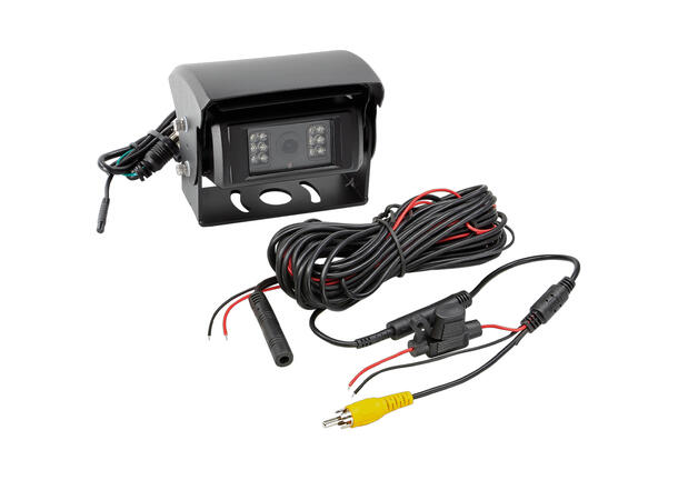 ACV ryggekamera m/lukker & varme (CVBS) Med motorisert lukker og oppvarming 