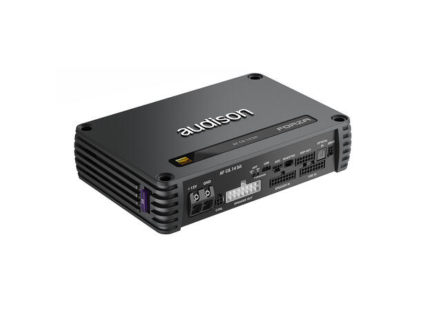 Audison FORZA AF C8.14 bit DSP m/forsterker, 8x100W i 2 Ohm 
