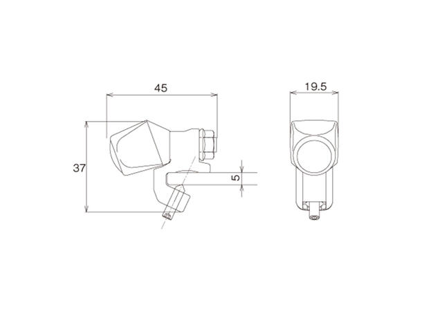 Beatsonic Frontkamera (CVBS) NTSC, 7,3 meter kabel, 160° Horisontal 
