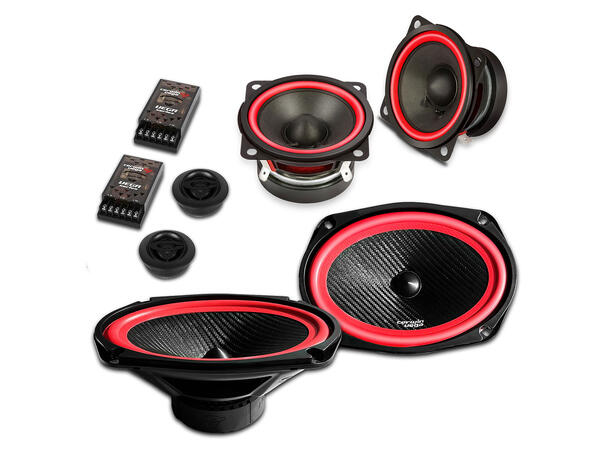 Cerwin Vega V6925C 3-veis komponentsett 6x9", 140W RMS,VEGA-serie, 2025 Edition 