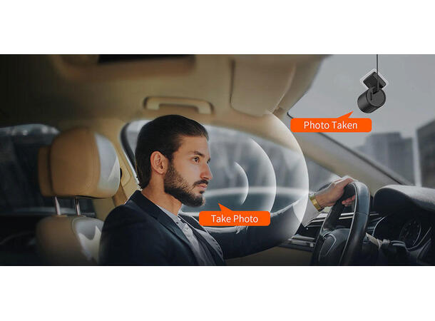 ConnectED Dashboardkamera mini 1-kanals, 2K, WIFI, 32GB 