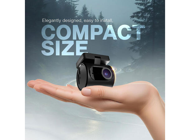 ConnectED Dashboardkamera mini 1-kanals, 2K, WIFI, 32GB 