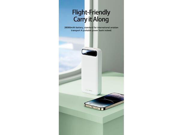 ConnectED powerbank 20.000mAh Powerbank, 20.000 mAh, 22,5W 