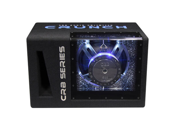 Crunch CRB501 12" Bandpass kasse 12" i kasse, 500W RMS, 4 Ohm 