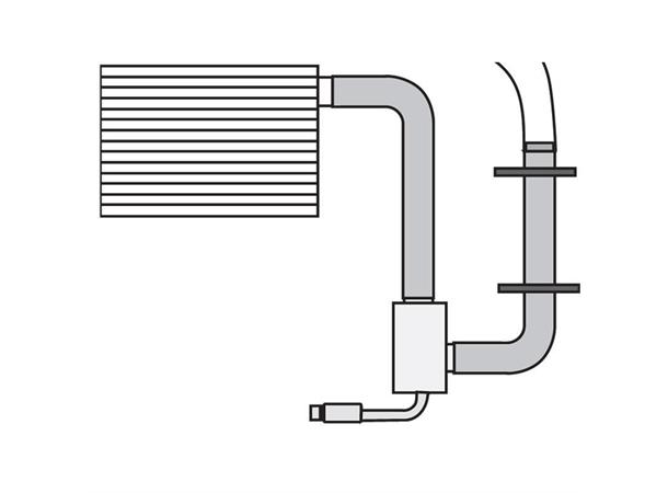 DEFA Monteringssett til motorvarmer Pakningssett Alu + o-ring for 411265 