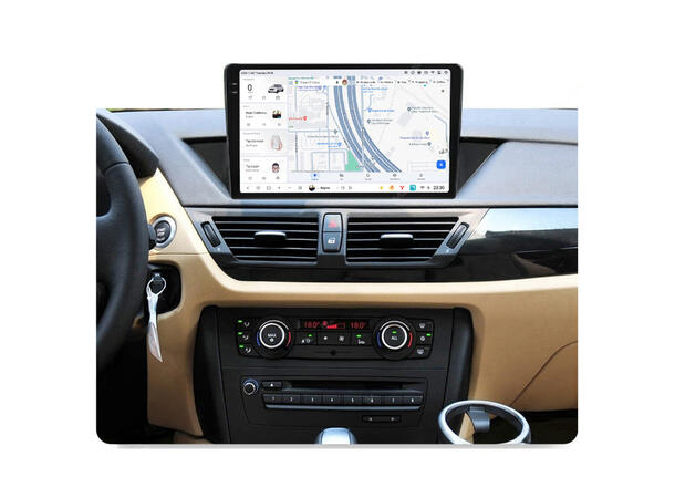 DUDU multimediaspiller med 9,5" skjerm BMW X1 (2009-2015) u/Navigasjon 