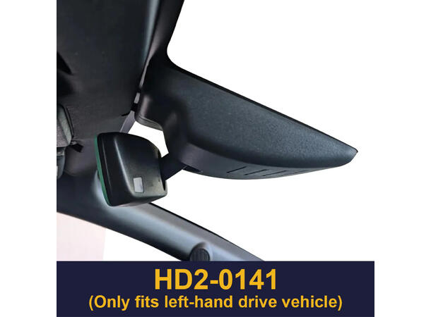 FITCAMX Integrert 4K Dashcam (foran+bak Ford Mustang (2024 -->) 