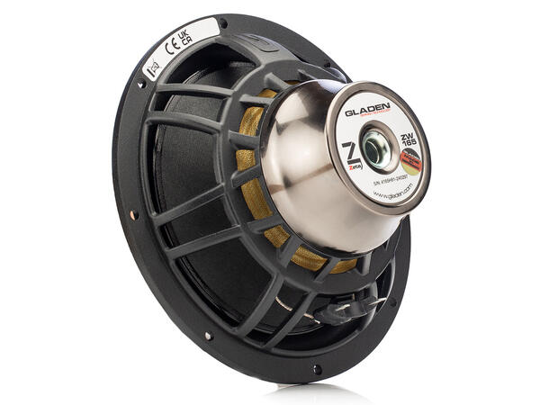 Gladen ZETA 165. 6,5" Basser 6,5", 150W RMS, 3 Ohm, ZETA-serien 