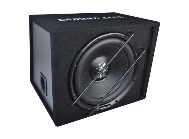 Ground Zero GZIB 30BR basskasse 12" i kasse, 350W RMS, 4 Ohm, 2026 