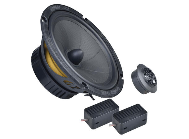 Ground Zero GZIC 165.2HE høyttalersett 6.5", 100W RMS, High-Efficiency, Iridium 