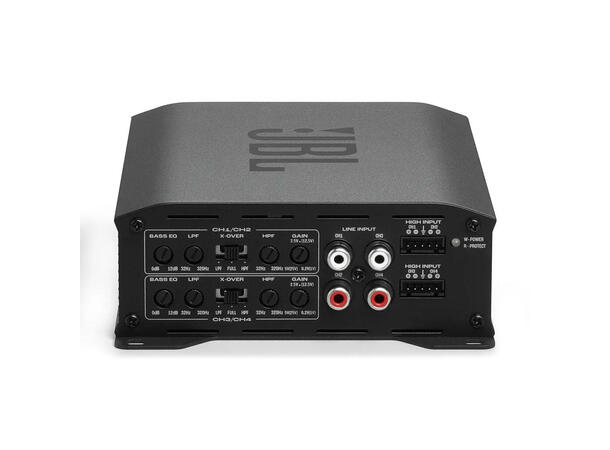 JBL Stage GT 60041 4-kanals forsterker 4x90W RMS i 2 Ohm, Klasse D. Kompakt 