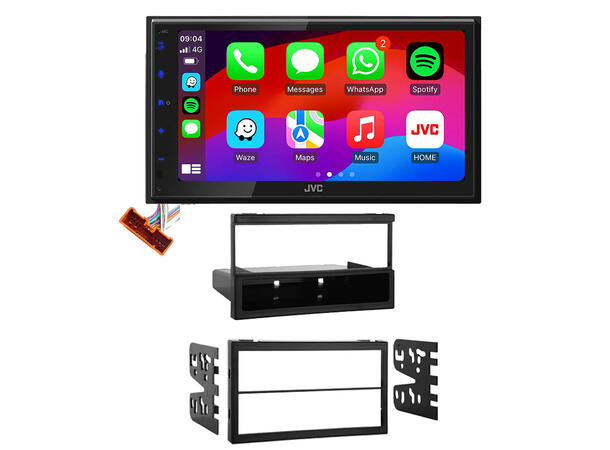 JVC KWM695DBW Bilradiopakke Mazda MX-5 (1998-2005) 