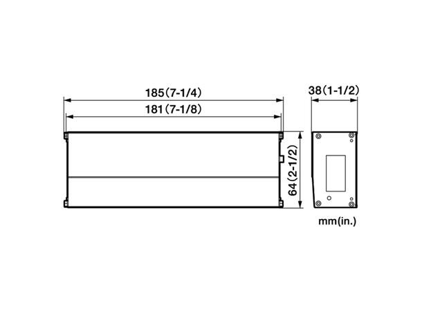 Pioneer GM-DX104 4-kanals forsterker 4x45W RMS, ISO-tilkobling, Hi-Res 