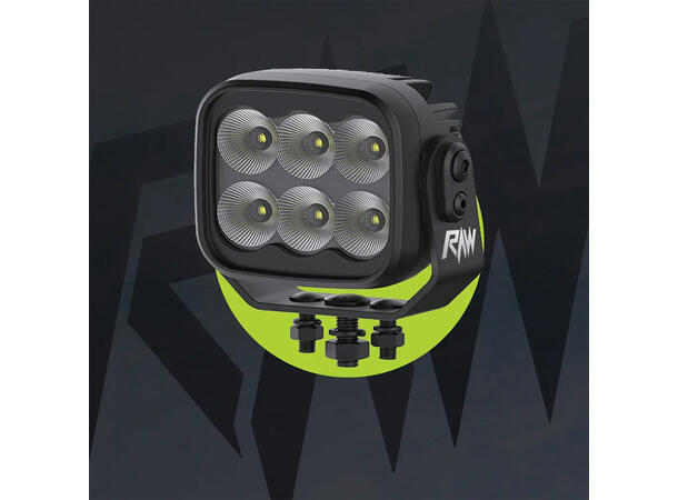 RAWlights NOVO PRO LED arbeidslys 106mm, 5000 Lumen, 60W, per stk 