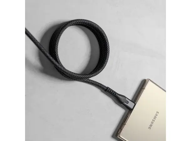 Statik Magstack Pro Sort USB-C (han) -> USB-C (han), 1 meter 