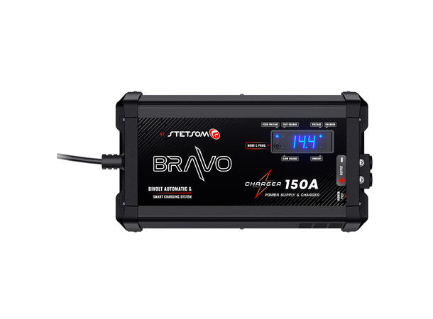 Stetsom Bravo Charger 150A strømforsyn. 230V -> 12V , 150A strømforsyning. 
