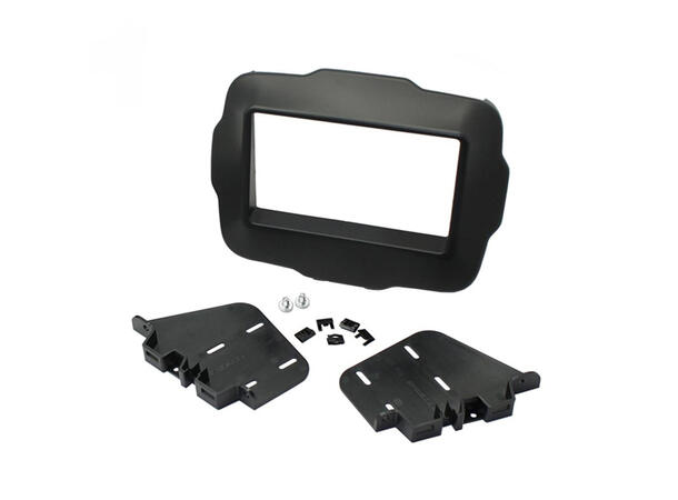 2-DIN monteringsramme - for normal dybde Jeep Renegade 2015 -> 