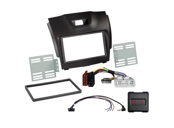 2-DIN monteringssett - komplett Isuzu D-Max (2012-2019) 