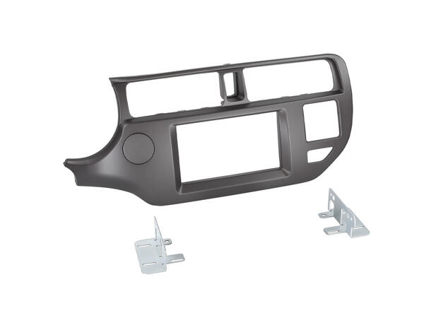 ACV 2-DIN monteringsramme - Koksgrå Kia Rio (2011-2014) 