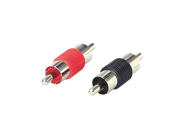 ACV Skjøtestykke for RCA-kabel, 2pk RCA (m) - RCA (m) 