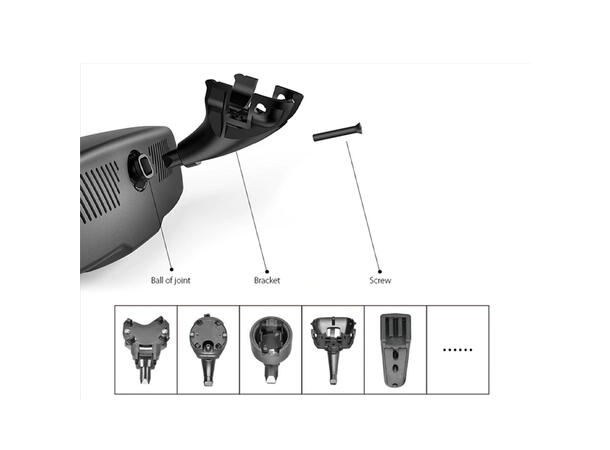 ACV Speilmonitorbrakett - Mercedes Til bruk sammen ACV speilmonitor 