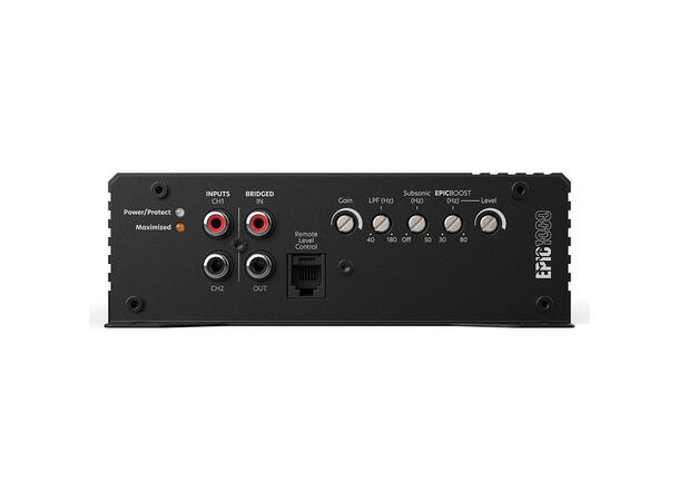 AudioControl EPIC1000 monoforsterker 1000W RMS, 1 Ohm, EPIC-serien 